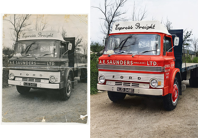 Photographs Forever Colourisation Example
