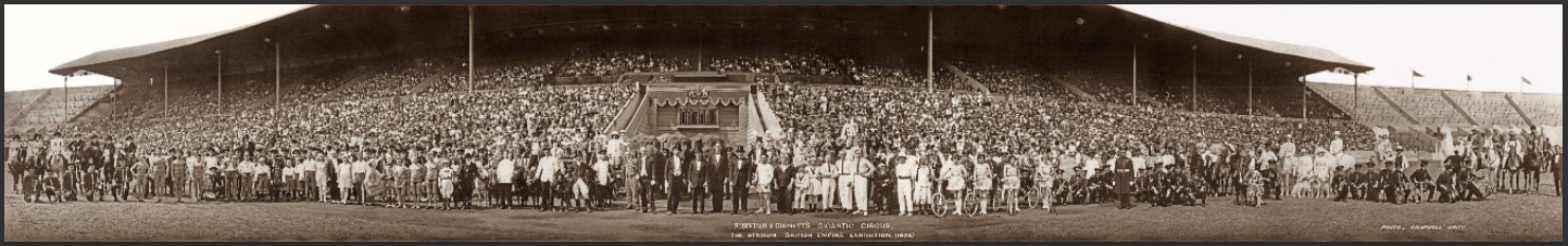 British Empire Exhibition - Wembley Stadium1925. Photographs Forever - Photo Restoration